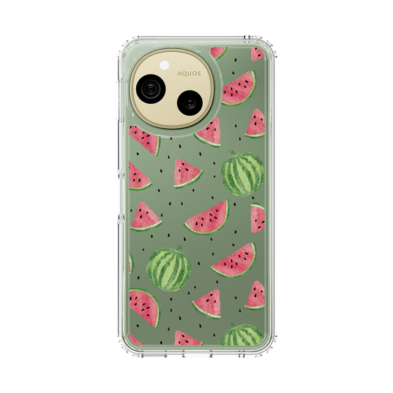 スリムプロテクションケース［ クレヨンスイカ ］