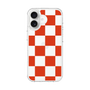 スリムプロテクションケース［ 市松模様 - Red ］