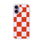 スリムプロテクションケース［ 市松模様 - Red ］