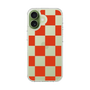 スリムプロテクションケース［ 市松模様 - Red ］