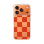 スリムプロテクションケース［ 市松模様 - Red ］