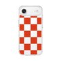 スリムプロテクションケース［ 市松模様 - Red ］