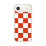 スリムプロテクションケース［ 市松模様 - Red ］