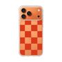 スリムプロテクションケース［ 市松模様 - Red ］
