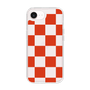 スリムプロテクションケース［ 市松模様 - Red ］
