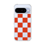 スリムプロテクションケース［ 市松模様 - Red ］