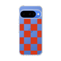 スリムプロテクションケース［ 市松模様 - Red ］