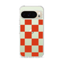 スリムプロテクションケース［ 市松模様 - Red ］