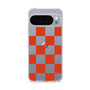 スリムプロテクションケース［ 市松模様 - Red ］