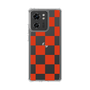 スリムプロテクションケース［ 市松模様 - Red ］