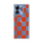 スリムプロテクションケース［ 市松模様 - Red ］