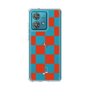 スリムプロテクションケース［ 市松模様 - Red ］