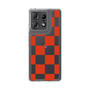 スリムプロテクションケース［ 市松模様 - Red ］
