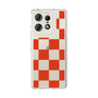 スリムプロテクションケース［ 市松模様 - Red ］
