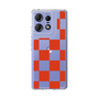 スリムプロテクションケース［ 市松模様 - Red ］