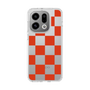 スリムプロテクションケース［ 市松模様 - Red ］