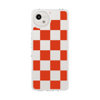 スリムプロテクションケース［ 市松模様 - Red ］