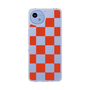 スリムプロテクションケース［ 市松模様 - Red ］