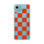 スリムプロテクションケース［ 市松模様 - Red ］