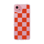 スリムプロテクションケース［ 市松模様 - Red ］