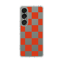 スリムプロテクションケース［ 市松模様 - Red ］