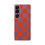 スリムプロテクションケース［ 市松模様 - Red ］