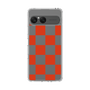 スリムプロテクションケース［ 市松模様 - Red ］