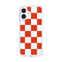 スリムプロテクションケース［ 市松模様 - Red ］