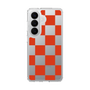 スリムプロテクションケース［ 市松模様 - Red ］