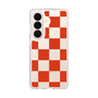 スリムプロテクションケース［ 市松模様 - Red ］