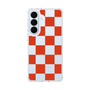 スリムプロテクションケース［ 市松模様 - Red ］