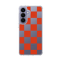 スリムプロテクションケース［ 市松模様 - Red ］