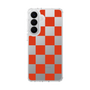 スリムプロテクションケース［ 市松模様 - Red ］