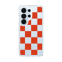 スリムプロテクションケース［ 市松模様 - Red ］