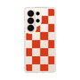 スリムプロテクションケース［ 市松模様 - Red ］