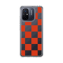 スリムプロテクションケース［ 市松模様 - Red ］