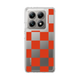 スリムプロテクションケース［ 市松模様 - Red ］