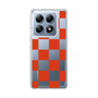 スリムプロテクションケース［ 市松模様 - Red ］