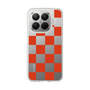 スリムプロテクションケース［ 市松模様 - Red ］
