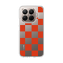 スリムプロテクションケース［ 市松模様 - Red ］