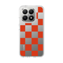スリムプロテクションケース［ 市松模様 - Red ］