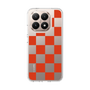 スリムプロテクションケース［ 市松模様 - Red ］