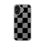 スリムプロテクションケース［ 市松模様 - Black ］