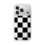 スリムプロテクションケース［ 市松模様 - Black ］