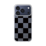 スリムプロテクションケース［ 市松模様 - Black ］