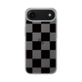 スリムプロテクションケース［ 市松模様 - Black ］