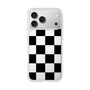 スリムプロテクションケース［ 市松模様 - Black ］