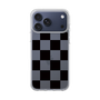 スリムプロテクションケース［ 市松模様 - Black ］