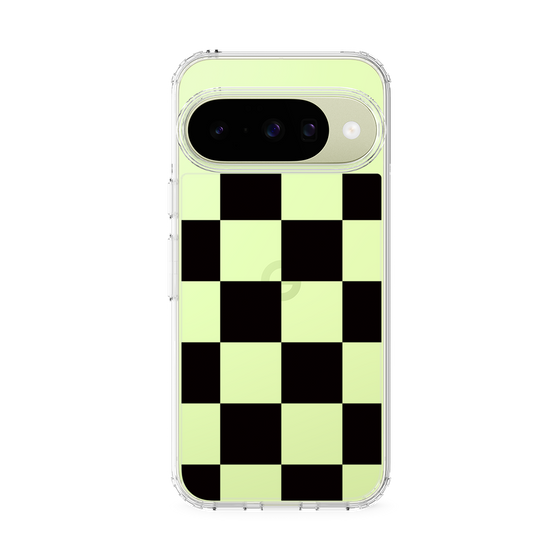 スリムプロテクションケース［ 市松模様 - Black ］