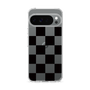 スリムプロテクションケース［ 市松模様 - Black ］